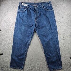 Steel Guard FR Flame Resistant Work Jeans‎ Men's 40x32 Blue Denim Relaxed Fit